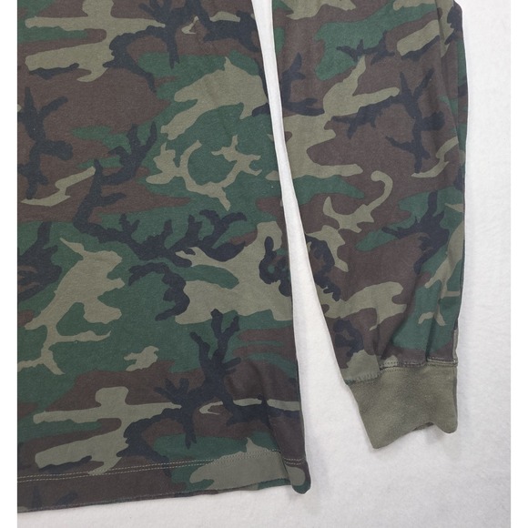 US Army Black Knights Nike Camo Shirt Mens L Flag Patch Long Sleeve - Picture 3 of 8